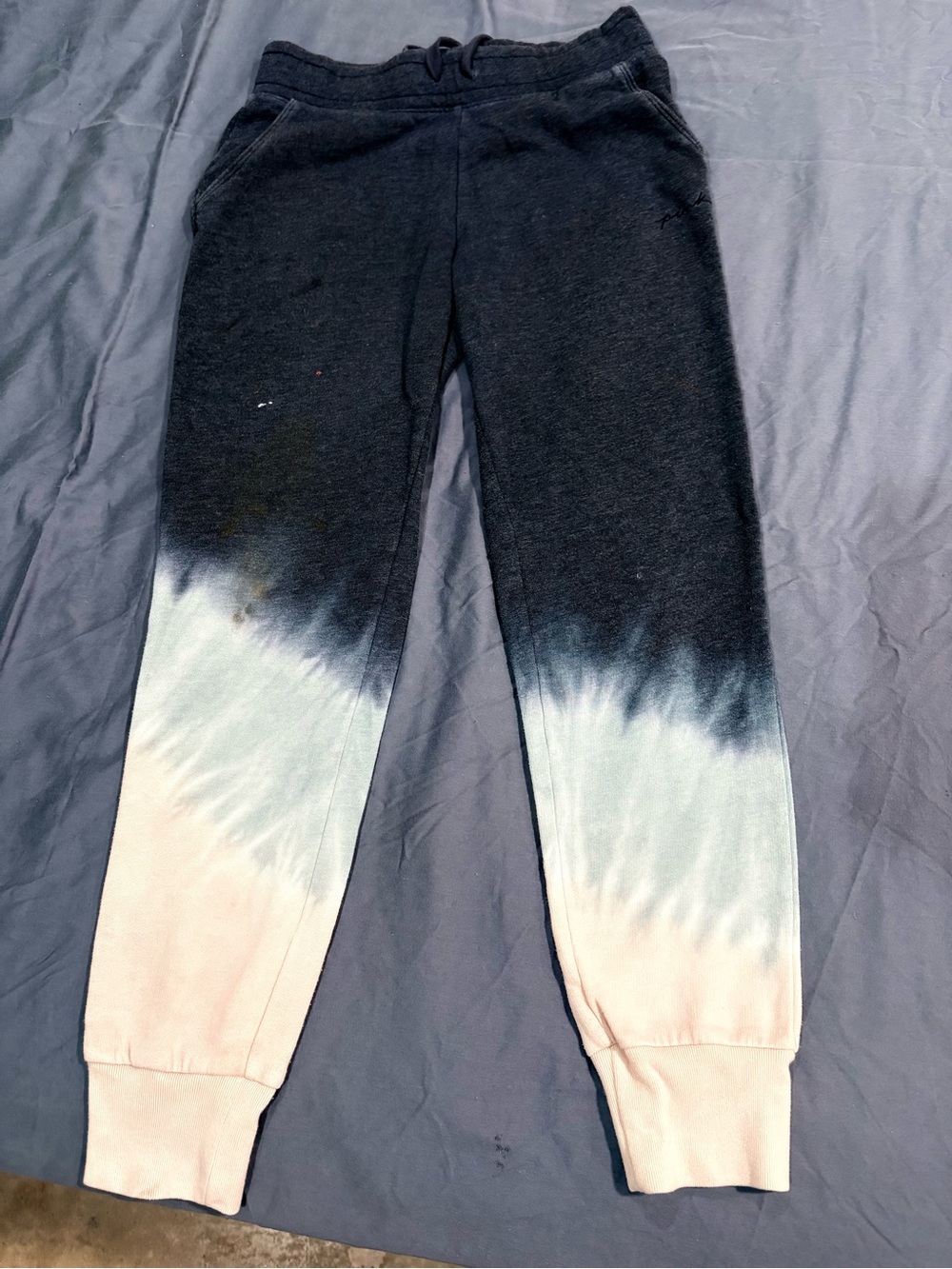 PINK Victoria's Secret Black to Pink Ombre Tie-Dye Joggers